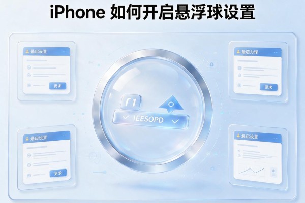iPhone如何开启悬浮球设置