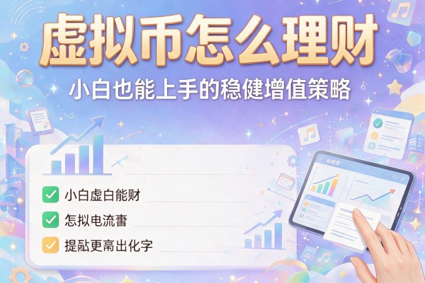 虚拟币怎么理财：小白也能上手的稳健增值策略