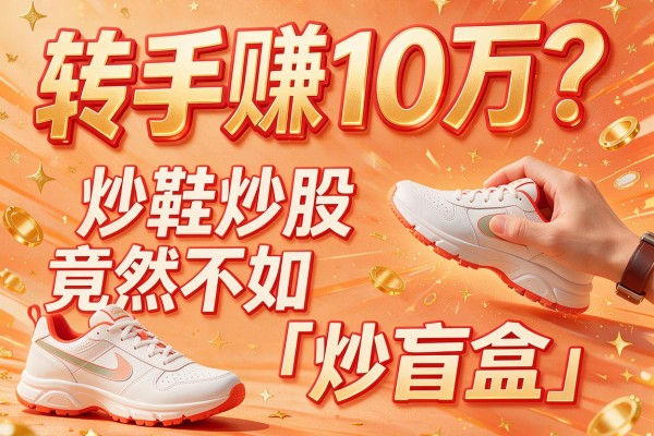 转手赚10万？炒鞋炒股竟然不如「炒盲盒」