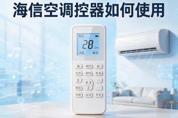 海信空调遥控器如何使用？