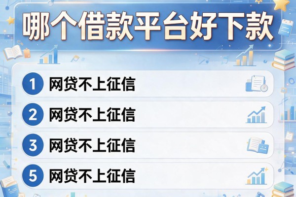 哪个借款平台好下款，阐述5家网贷不上征信的平台