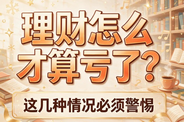 理财怎么才算亏了？这几种情况必须警惕！