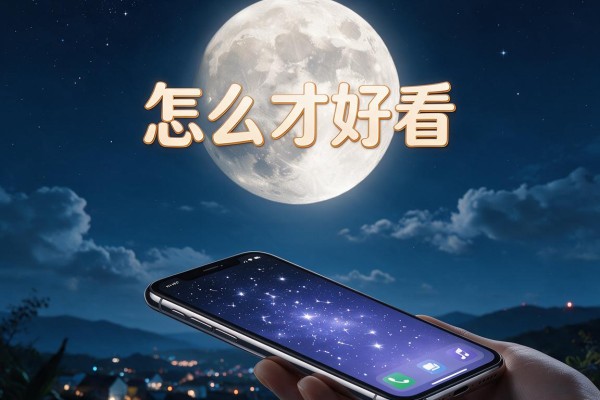 苹果手机拍月亮怎么才好看？