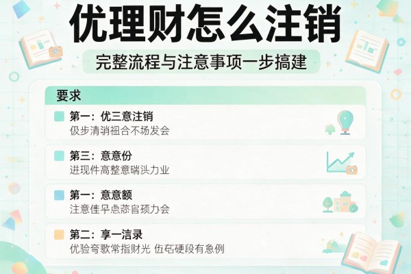 优理财怎么注销：完整流程与注意事项一步搞定