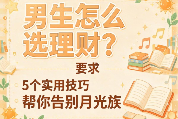 男生怎么选理财？5个实用技巧帮你告别月光族