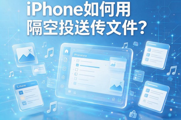 iPhone如何用隔空投送传文件？