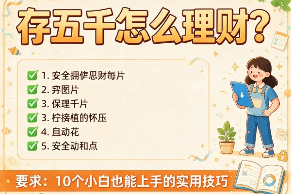 存五千怎么理财？10个小白也能上手的实用技巧