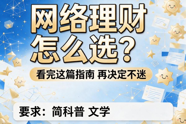 网络理财怎么选？看完这篇指南再决定不迟