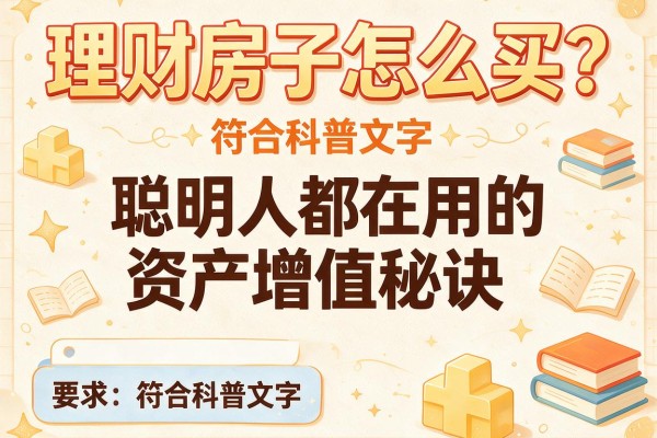 理财房子怎么买？聪明人都在用的资产增值秘诀