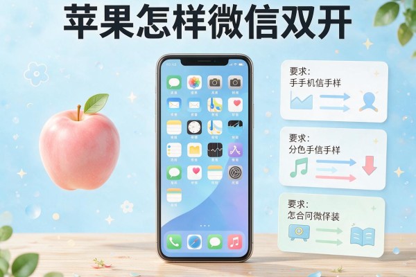 苹果手机怎样微信双开？