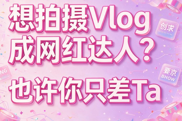 想拍摄Vlog成网红达人？也许你只差Ta