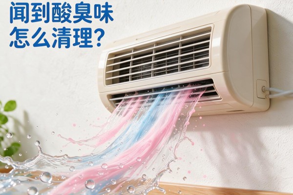 空调吹风闻到酸臭味怎么清理？