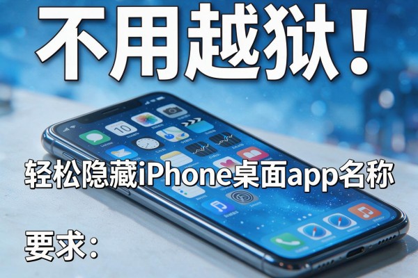 不用越狱！轻松隐藏iPhone桌面app名称