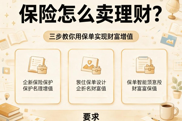 保险怎么卖理财？三步教你用保单实现财富增值