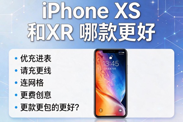 iPhone XS和XR哪款更好？