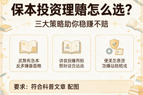 保本投资理财怎么选？三大策略助你稳赚不赔