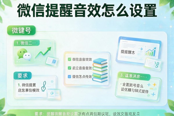 微信提醒音效怎么设置