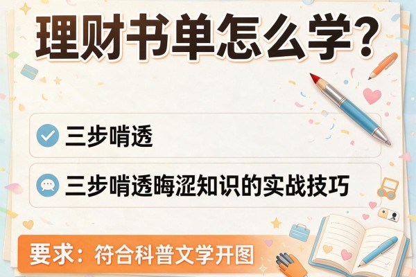 理财书单怎么学？三步啃透晦涩知识的实战技巧