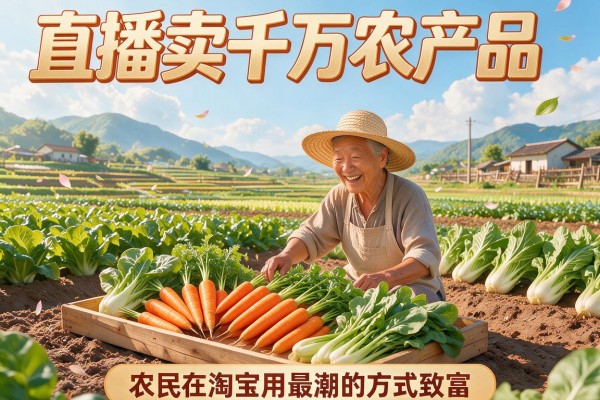 直播卖千万农产品 农民在淘宝用最潮的方式致富