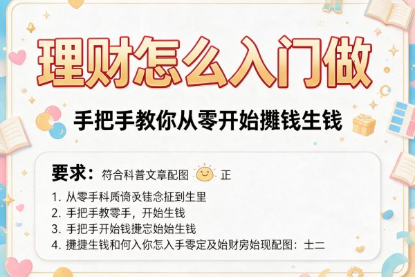 理财怎么入门做：手把手教你从零开始攒钱生钱