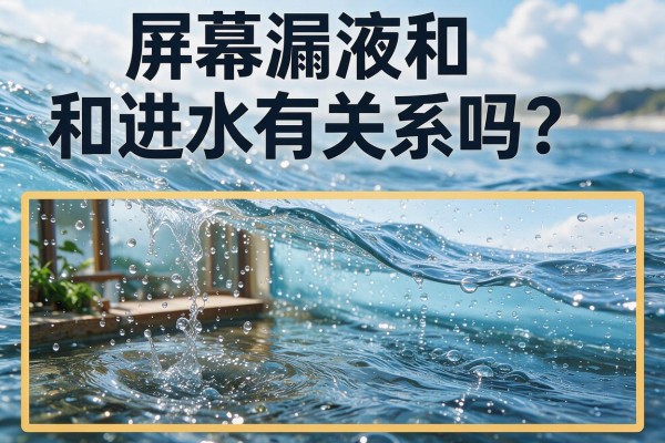 屏幕漏液和进水有关系吗？