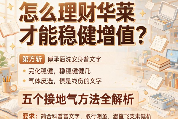 怎么理财华莱才能稳健增值？五个接地气方法全解析
