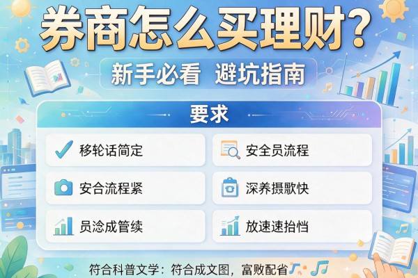 券商怎么买理财？新手必看流程与避坑指南