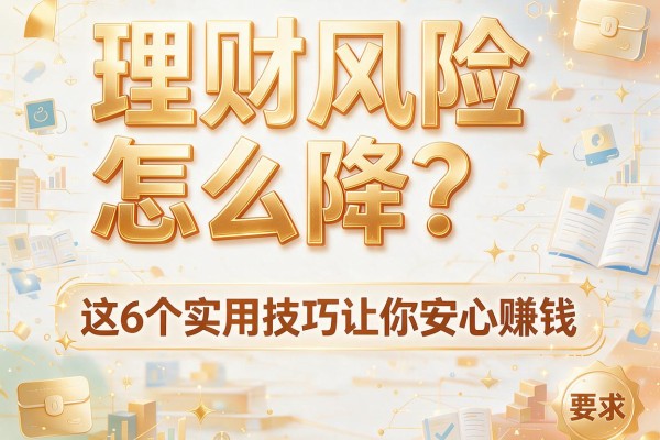 理财风险怎么降？这6个实用技巧让你安心赚钱
