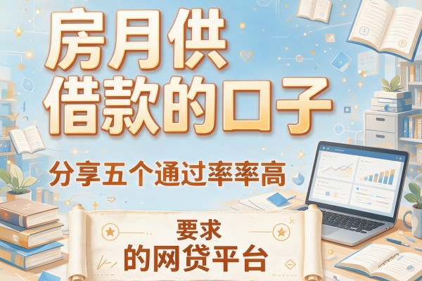 房月供借款的口子，分享五个通过率高的网贷平台
