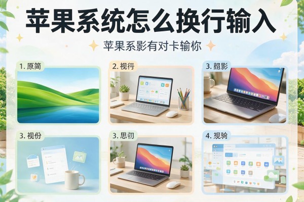 苹果系统怎么换行输入