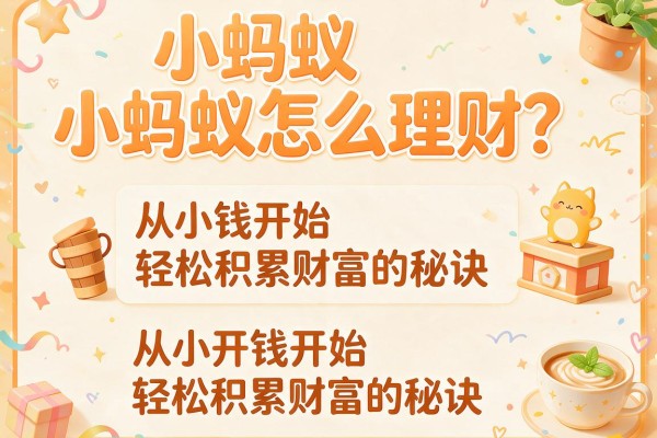 小蚂蚁怎么理财？从小钱开始，轻松积累财富的秘诀