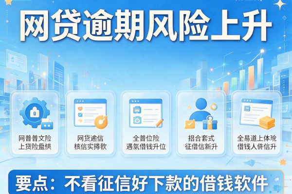 网贷逾期风险上升，盘点五个不看征信好下款的借钱软件