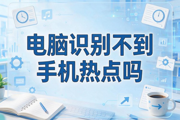 电脑识别不到手机热点吗？