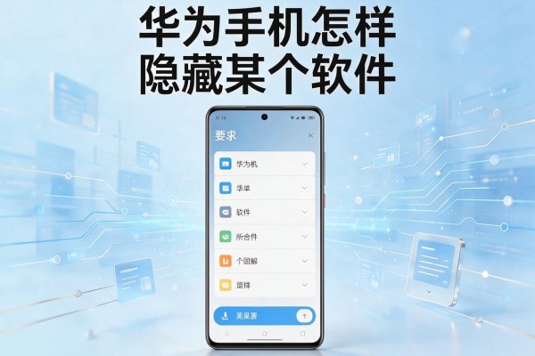 华为手机怎样隐藏某个软件