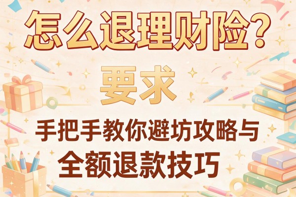 怎么退理财险？手把手教你避坑攻略与全额退款技巧