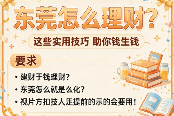 东莞怎么理财？这些实用技巧助你钱生钱
