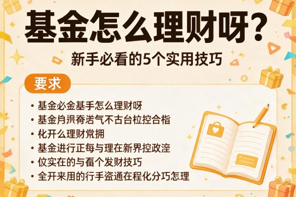 基金怎么理财呀？新手必看的5个实用技巧