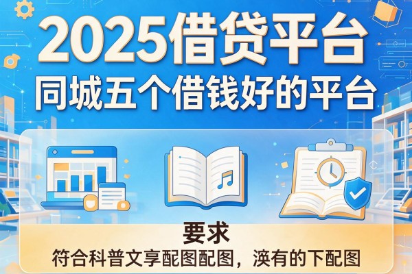 2025借贷平台，同城五个借钱好的平台