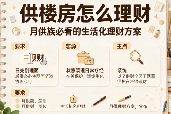 供楼房怎么理财：月供族必看的生活化理财方案