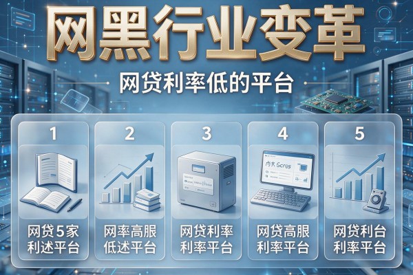 网黑行业变革,阐述5家网贷利率低的平台