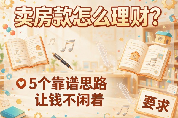 卖房款怎么理财？5个靠谱思路让钱不闲着