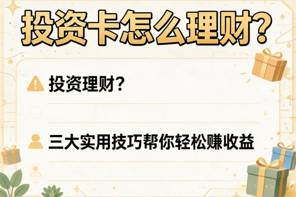 投资卡怎么理财？三大实用技巧帮你轻松赚收益
