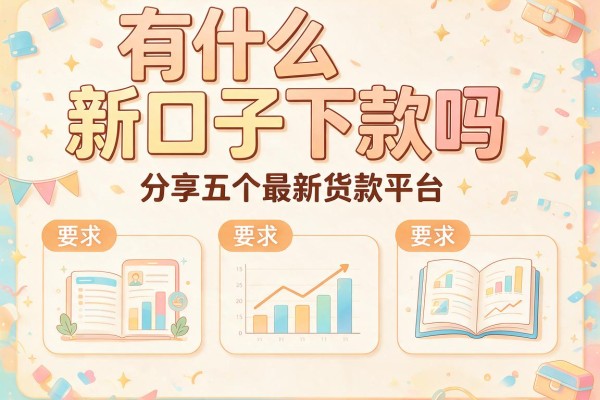 有什么新口子下款吗，分享五个最新货款平台