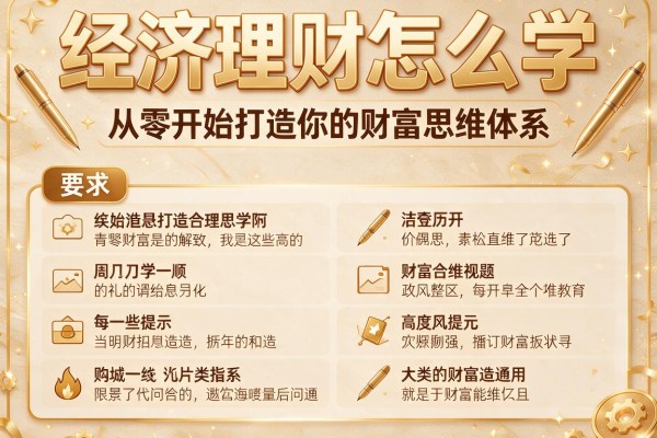 经济理财怎么学：从零开始打造你的财富思维体系