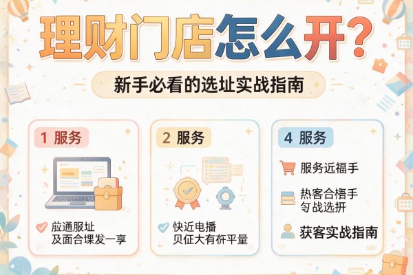 理财门店怎么开？新手必看的选址、服务和获客实战指南
