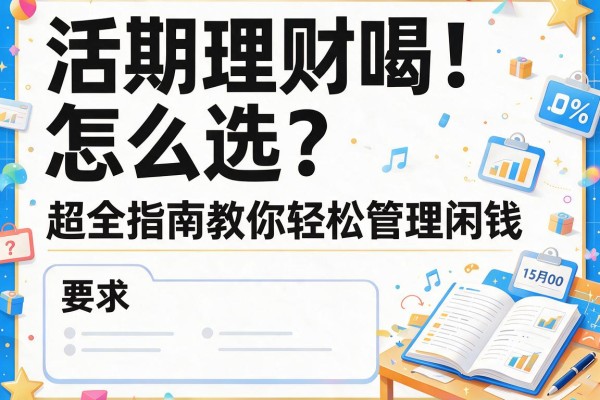活期理财怎么选？超全指南教你轻松管理闲钱