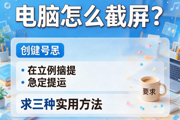 电脑怎么截屏？求三种实用方法！
