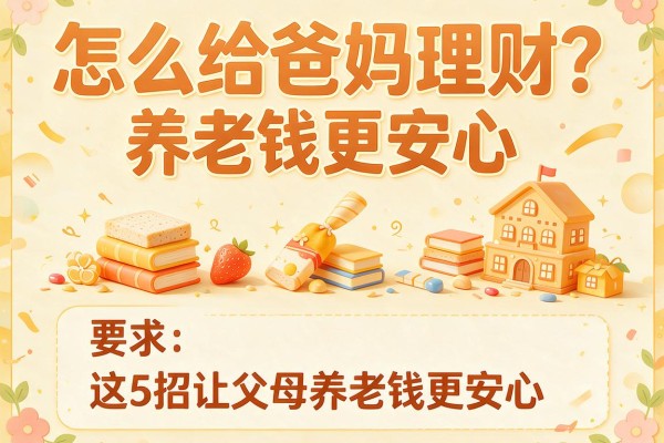 怎么给爸妈理财？这5招让父母养老钱更安心