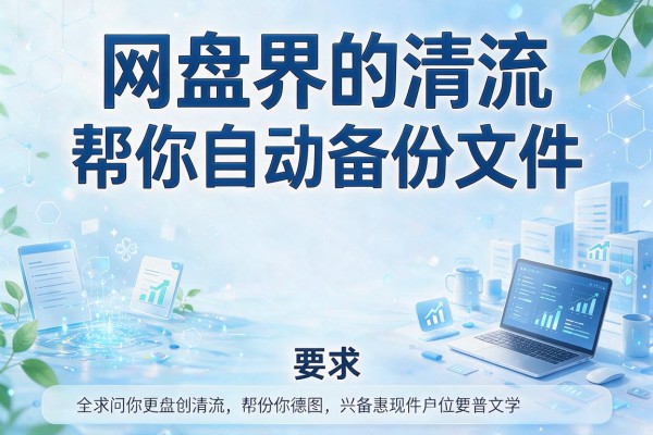 网盘界的清流 帮你自动备份文件