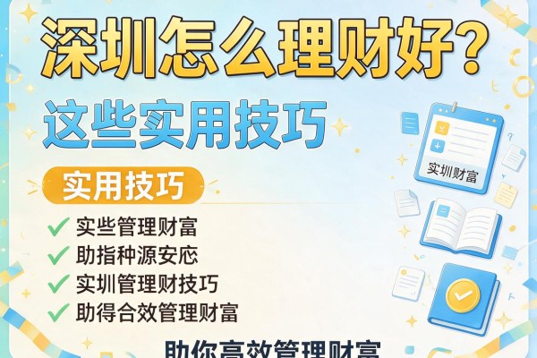 深圳怎么理财好？这些实用技巧助你高效管理财富
